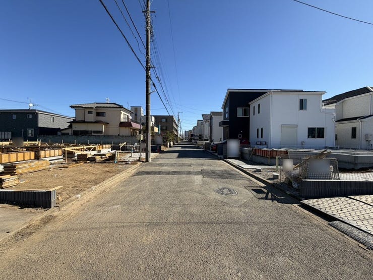 大型分譲地!!同じような時期に暮らし始めるため、顔見知りも出来やすくて何かと安心です♪