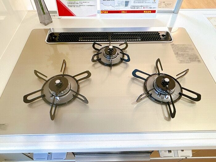 三口コンロ