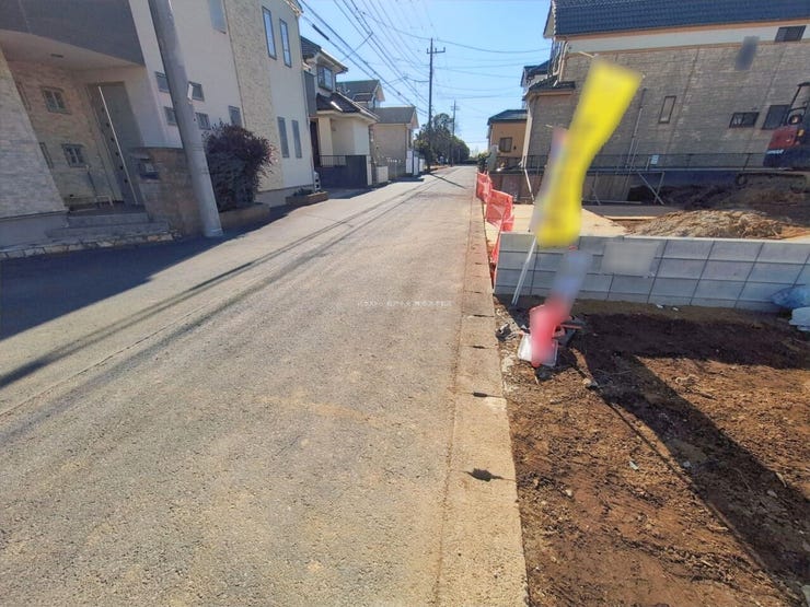 ◎前面道路(1/14撮影)