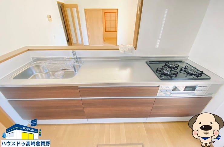 毎日の料理時間をサポートしてくれる、頼もしい3口コンロを備えています!