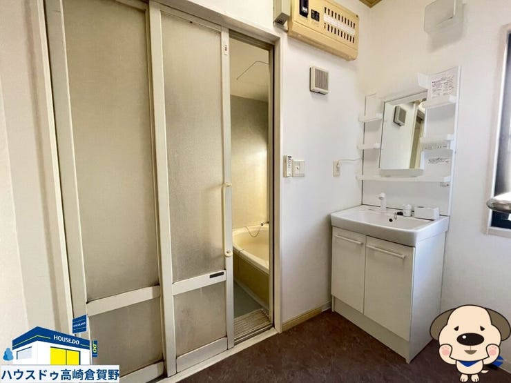 小さなお子様にも使いやすい引戸浴室◎