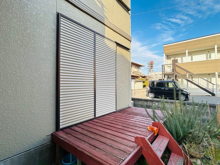 ◇台風時や防犯面でも安心のシャッター付き☆