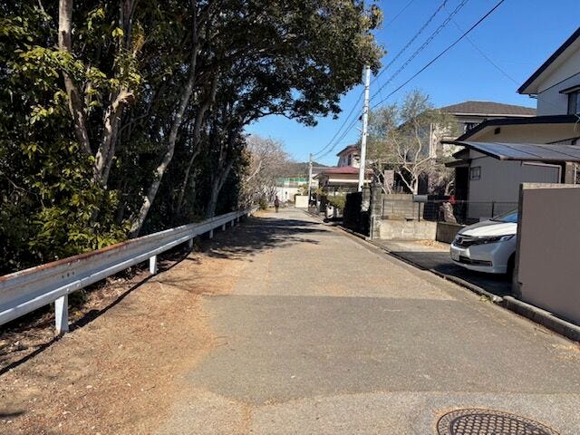 南北道路 南から北方面