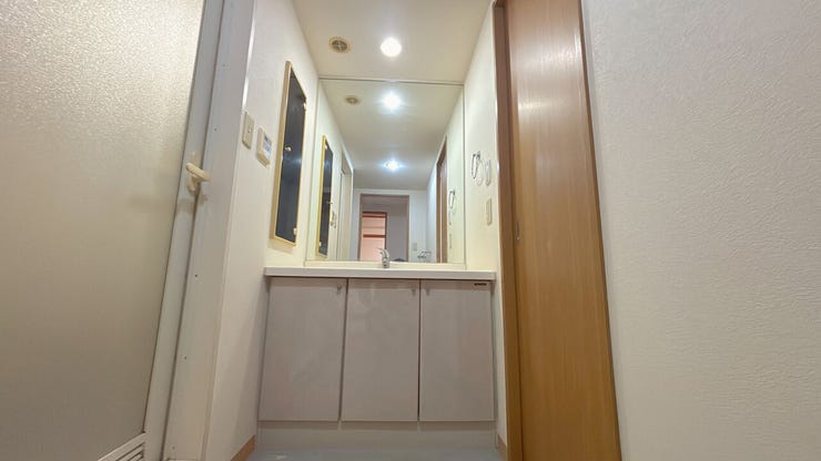 シャンプードレッサー付き洗面台が付いております◎