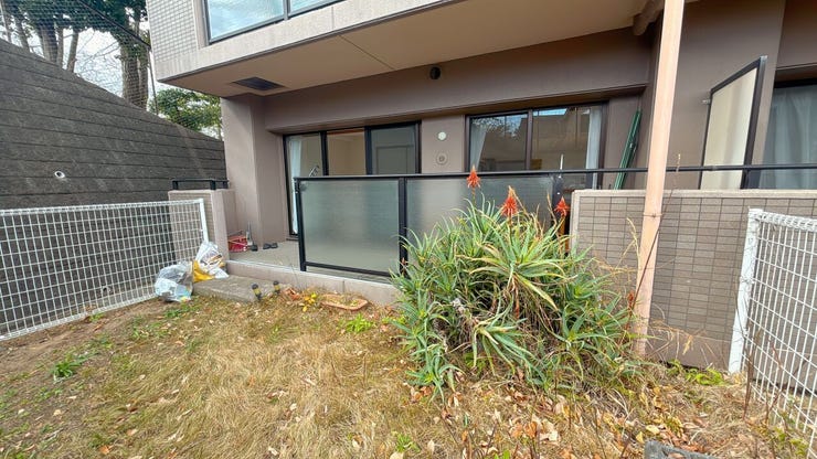 専用庭が付いております◎