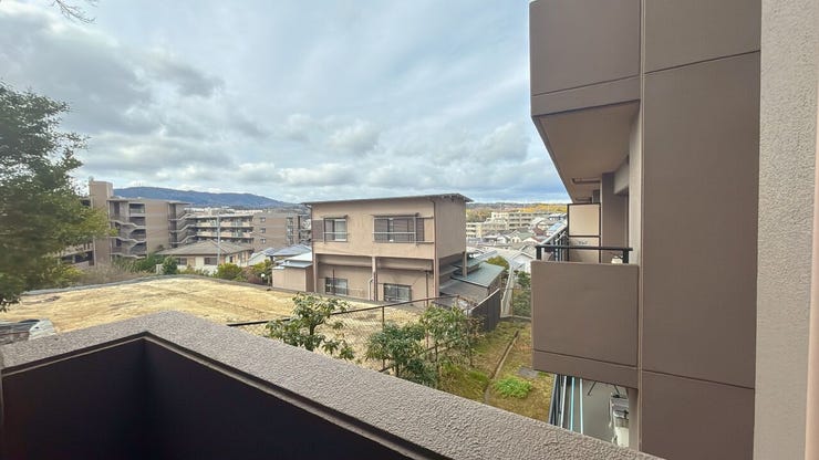 バルコニーからの眺望良好です。