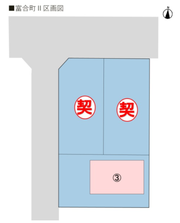 ■3号棟・車3台駐車可能■