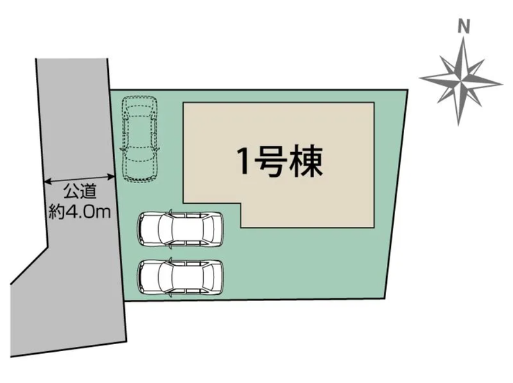 ■1号棟・車3台駐車可能■