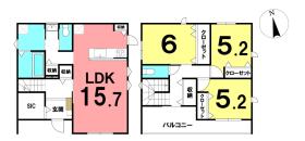 建物価格：2390万円
間取り：3LDK
建物面積：92.75㎡