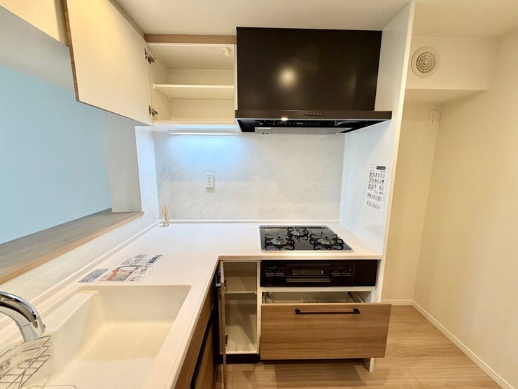 収納もたっぷりあるのできれいを保てます♪