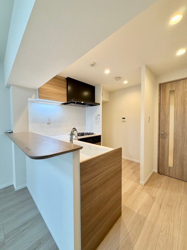 キッチンまわりも広さを意識して設計しました♪