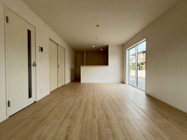 広々とした17帖のLDKです