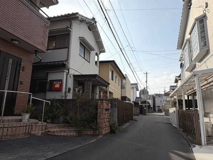 西側道路