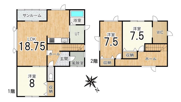【間取り】
PC作成のため現況優先です。