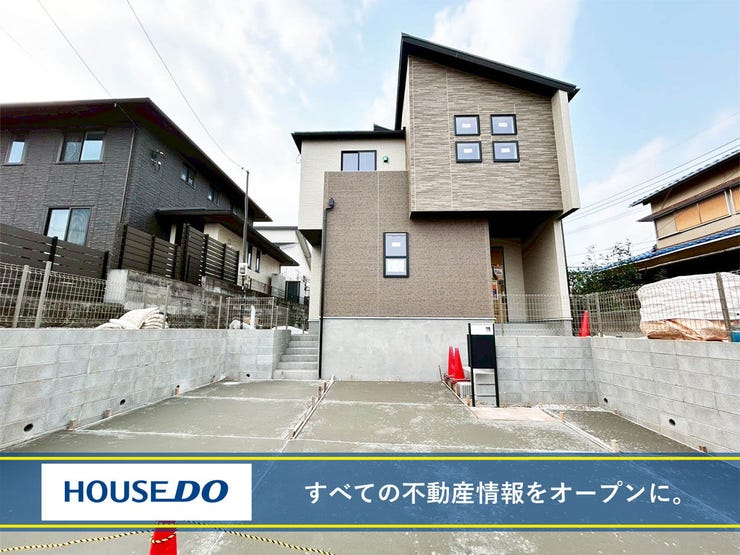 【外観】
【駐車場2台分】八幡西区永犬丸西町4LDK新築戸建♪ウォークインクローゼット♪土地50坪以上♪