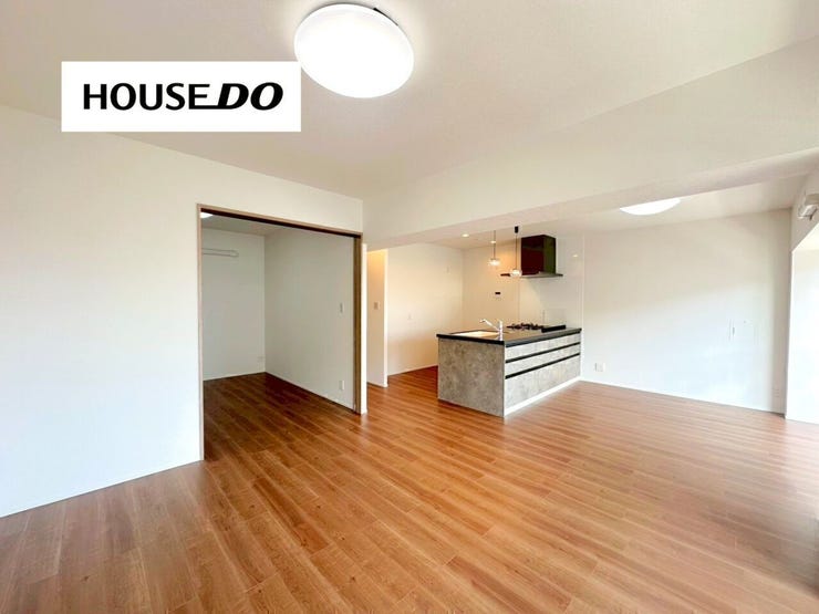 洋室の扉を開けて開放感アップ!