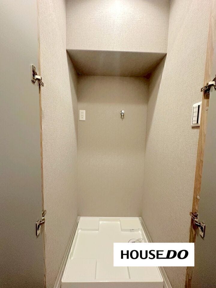 室内洗濯機置場です!