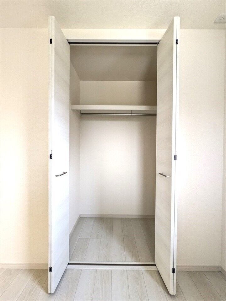 全居室収納スペースあり!ライフスタイルが変化するごとに荷物が増えても安心です