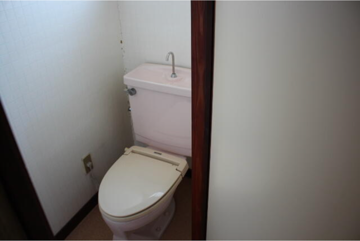 停電時も使える、タンク付きトイレ。