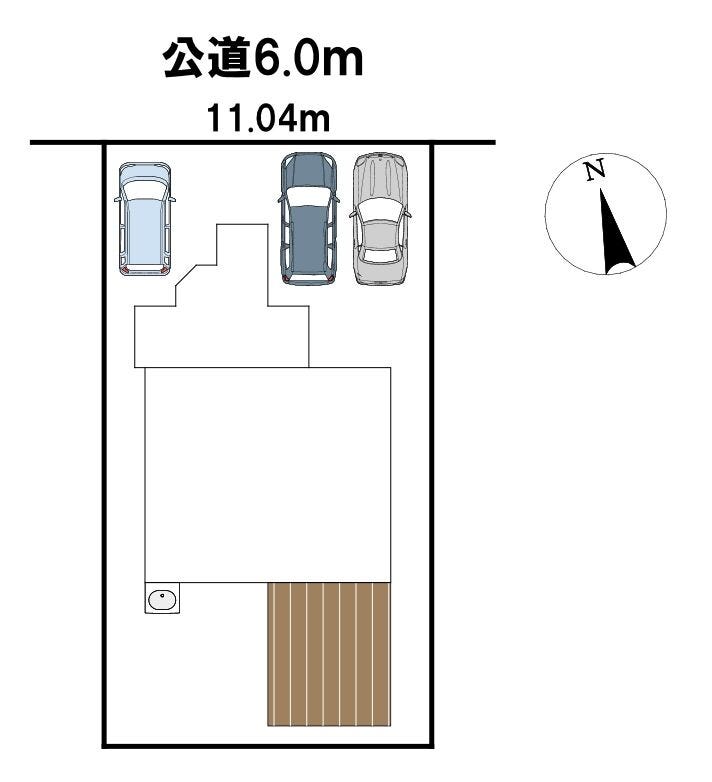 ☆駐車スペース3台可能(車種による)☆