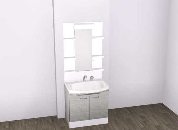 タカラスタンダード製の木製洗面台に交換予定!
※画像はイメージとなります