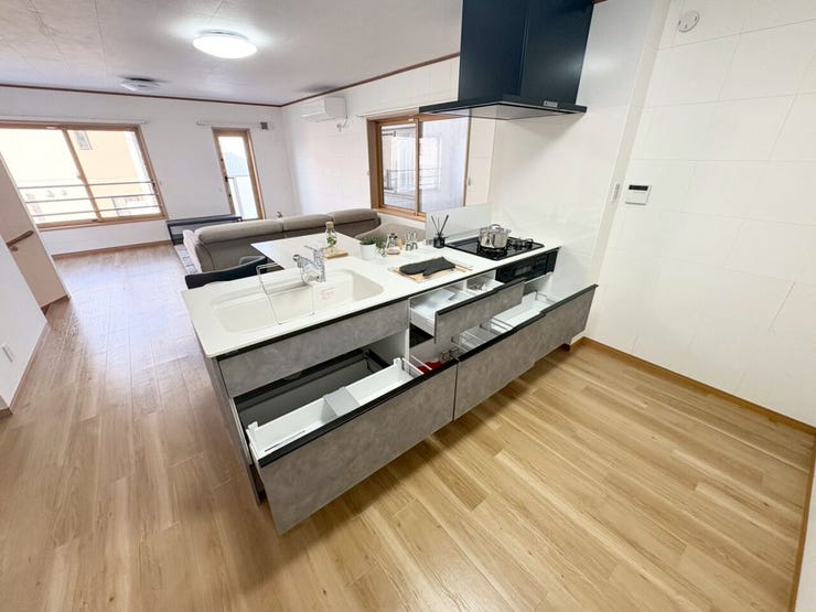 リビングダイニングキッチンは21.3帖!