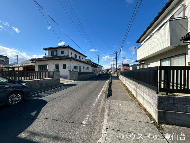 見通しの良い道路です♪