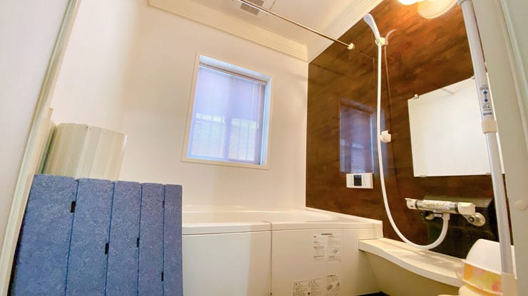 1日の疲れを癒してくれる浴室です。