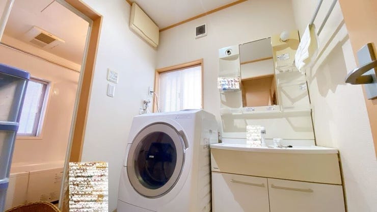 シャンプードレッサー付き洗面台が付いております◎