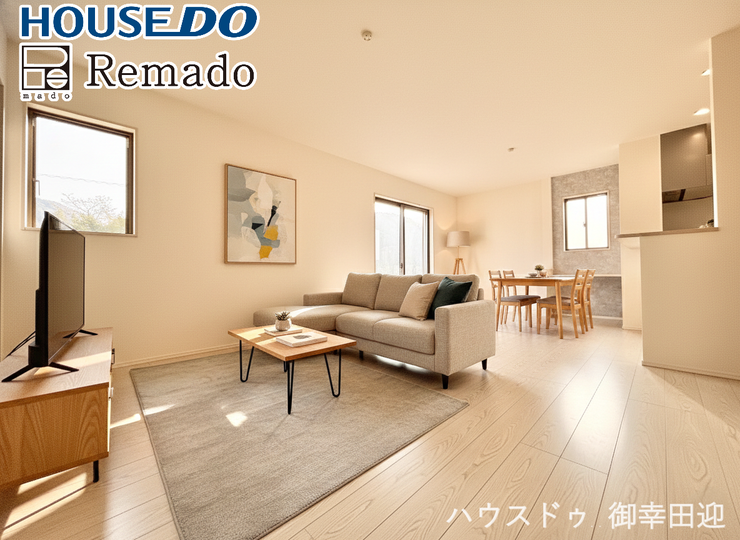 【リビング】
■家族の笑顔が集う中心地■お気に入りの家具を迎え、窓からは心地の良い光が差し込みます。※CGで家具を配置しています。