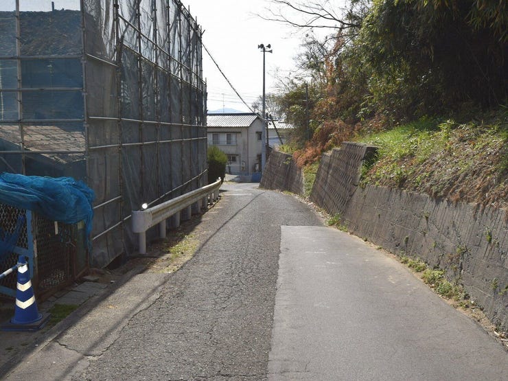 分譲予定地の西側道路 2026.01.31