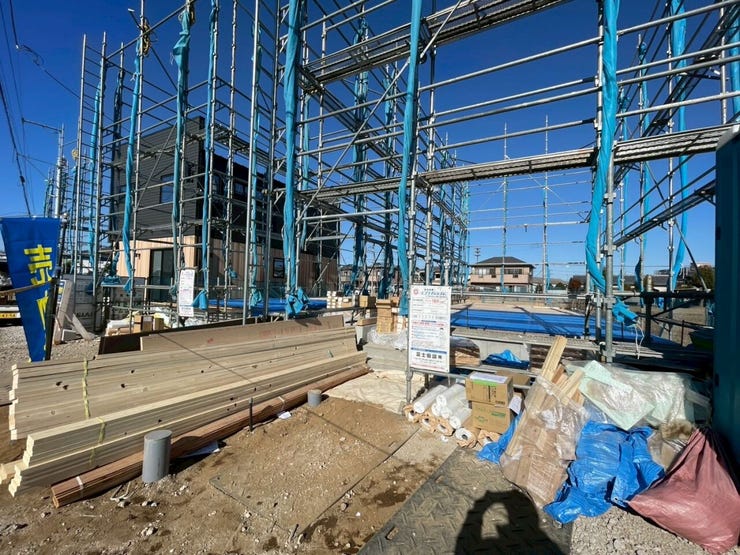 3号棟 施工中の様子(建築中)