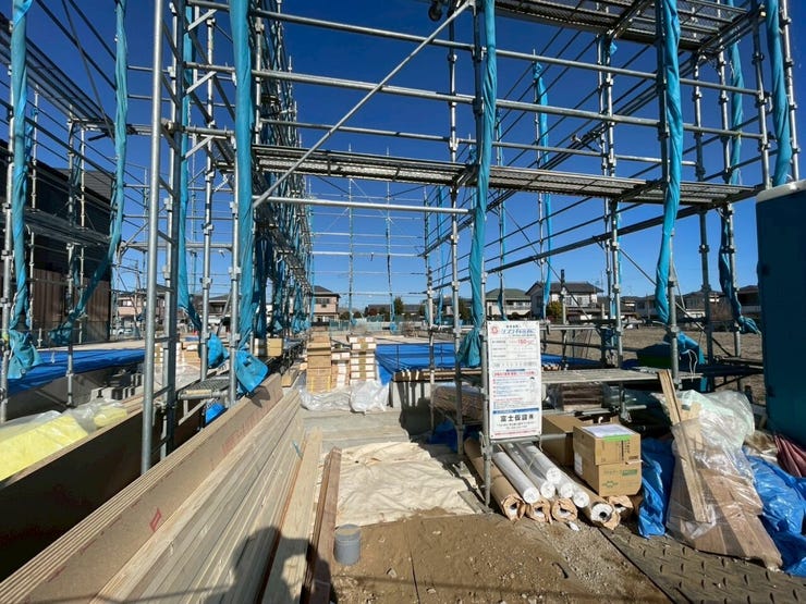 3号棟 施工中の様子(建築中)