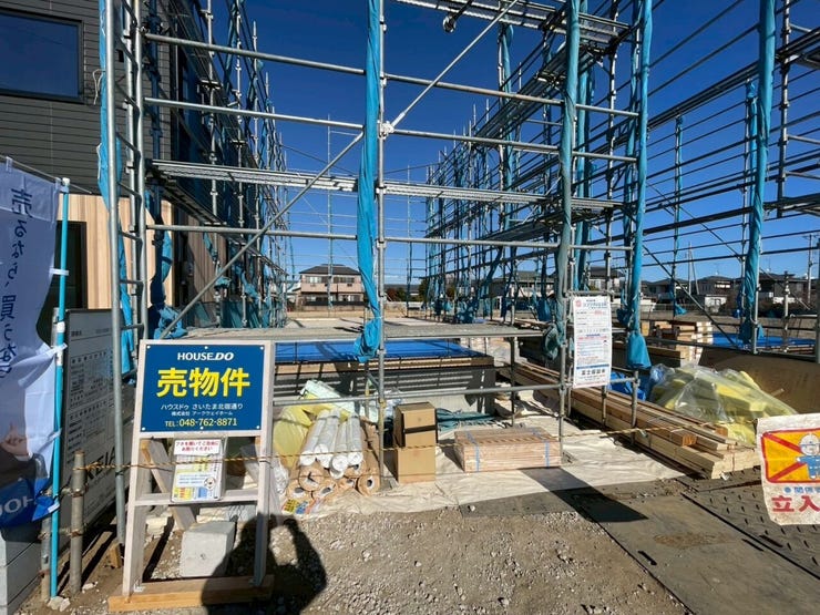 2号棟 施工中の様子(建築中)