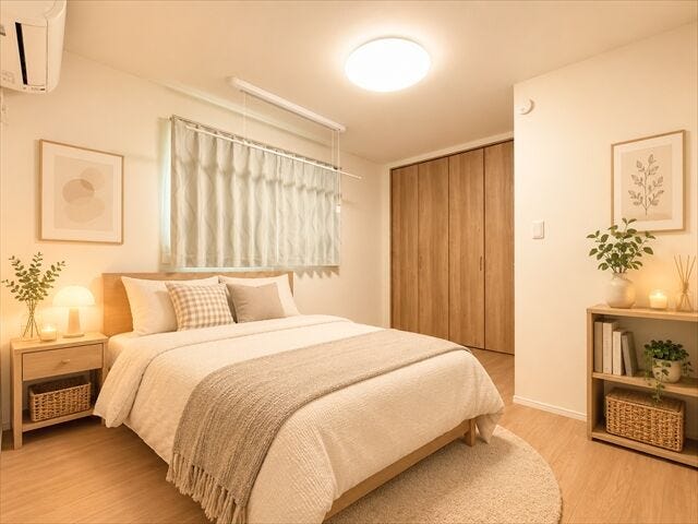 自分専用の場所があるので
リビングダイニングに自分のものを置きっぱなしにすることもなくなります。