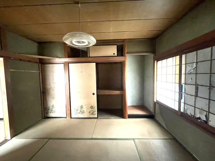 和室にうれしい押入れでお部屋がすっきり片付きます