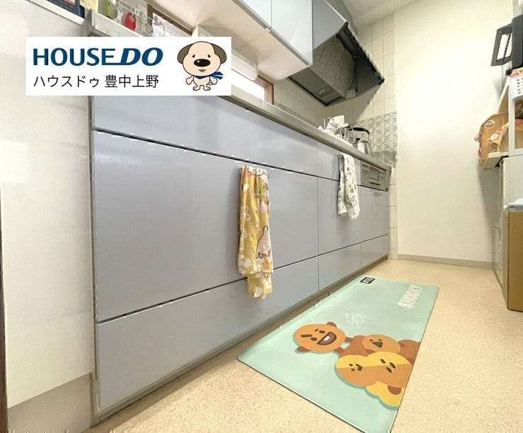 カウンタータイプのシステムキッチン!そのまま使用いただいても、新規交換して頂くことも可能です!