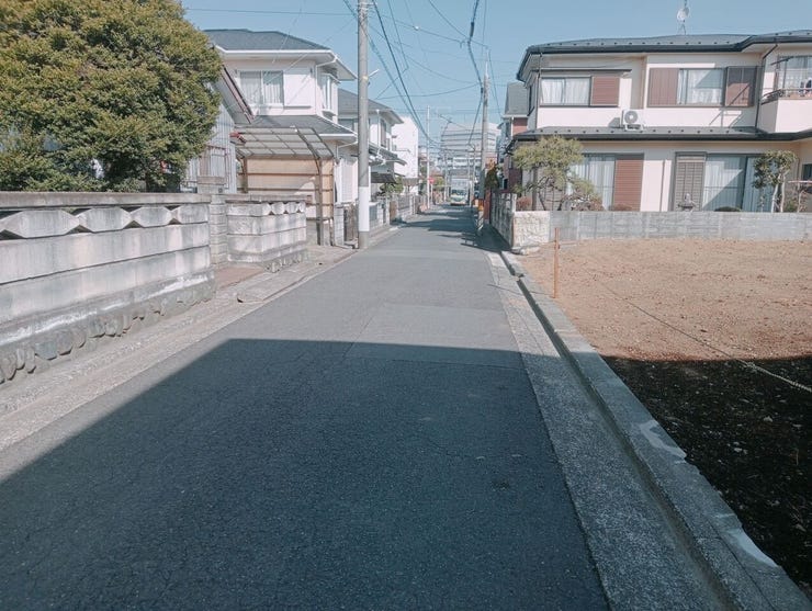 出入りしやすい幅員4m道路