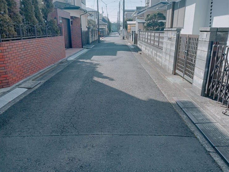 駅まで平坦です