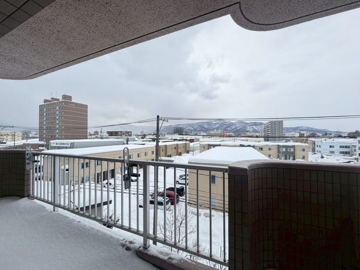 リビング側バルコニーからの眺望