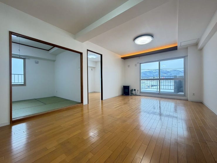 約16帖のリビングダイニングキッチン