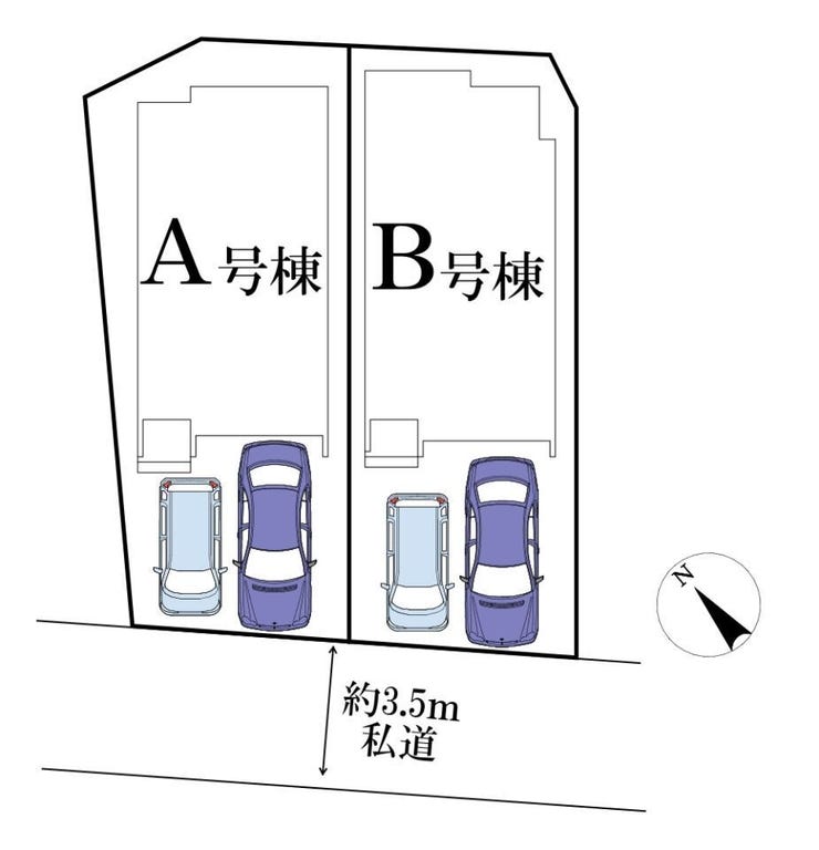 ◎区画図:B号棟