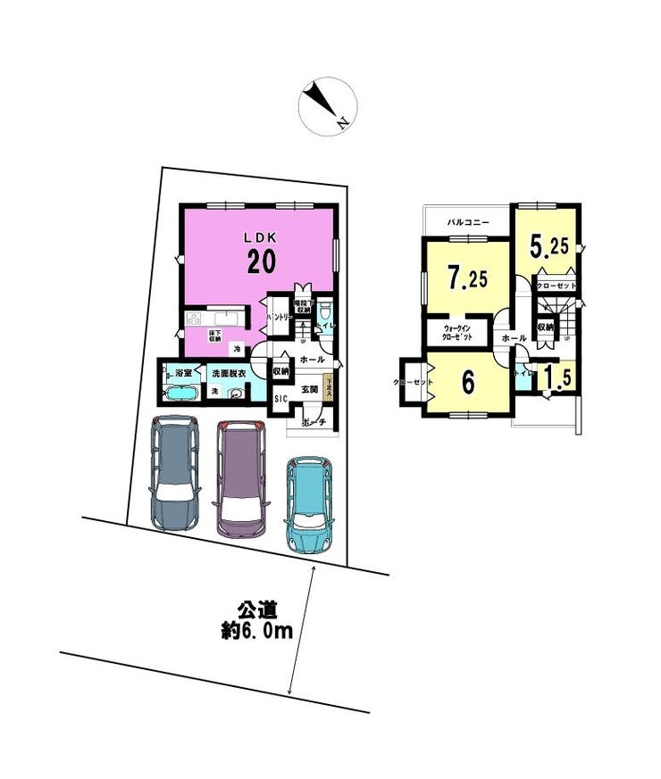 【間取り】
【間取図面】家族でゆったりくつろげる広々としたLDK。プライバシーを保てるそれぞれの居室空間。家事導線に長けた水回り。実際に見ることでより体感できます♪お客様に合った間取りのご提案を致します♪