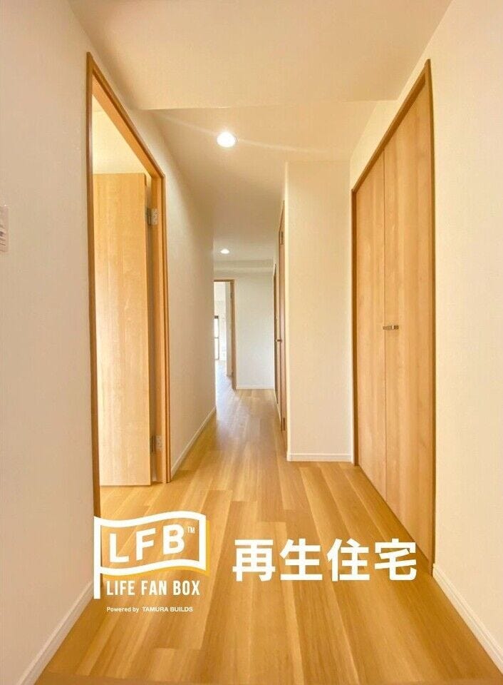 廊下はほぼ直線なのでお掃除がしやすいですね♪