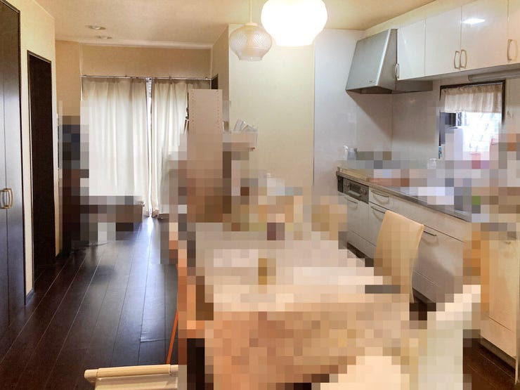 使いやすいサイズのリビング。