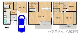 建物価格1500万円（＊別途外構費50万円）
延床面積：117.30㎡（1F 29.02㎡/2F 36.85㎡/3F 39.69㎡）
フリープラン対応で暮らしに合わせた間取り相談が可能です。