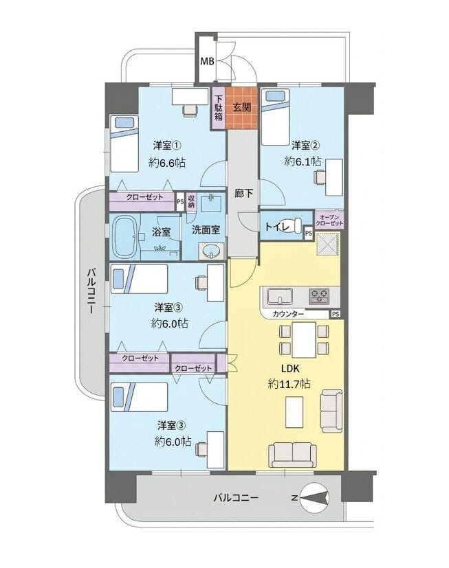 【間取り】