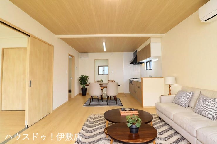 【リビング】
リビング14帖と洋室6帖の合わせて20帖と広々とした空間
※イメージにつき、家具、家電は価格に含まれません