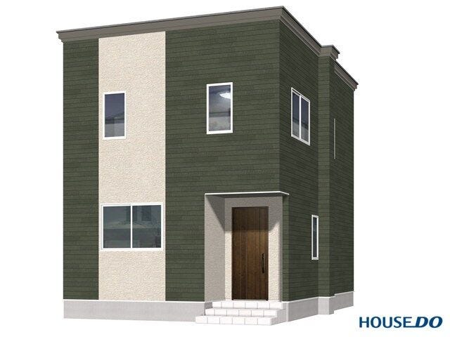 【外観】
落ち着いたグリーンに、アイボリーの縦ラインが映える外観デザイン。シンプルすぎず、ほどよく個性を楽しみたい大人にぴったりです♪