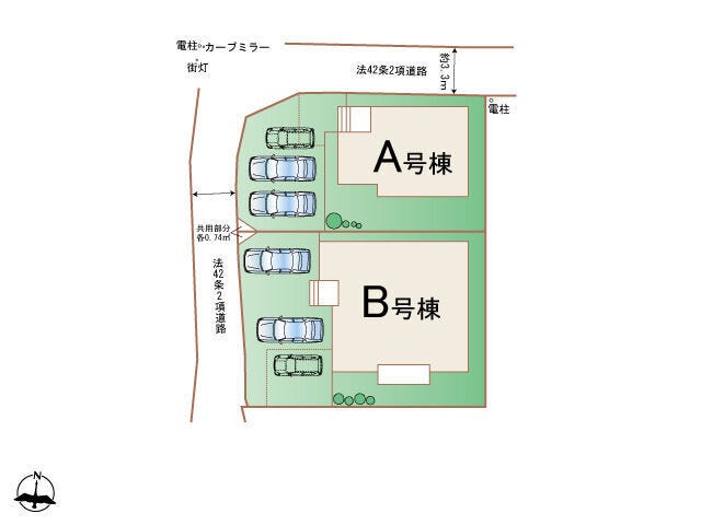 ■□■全体区画図■□■
敷地面積:162.72㎡
建物面積:93.57㎡